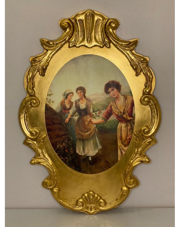 Quadro "Medaglione Oro"...