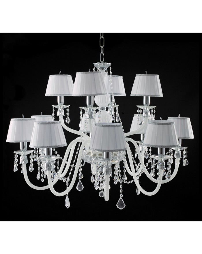 Lampadario "Ber" 8+4L